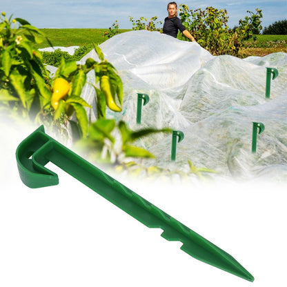 10Pcs Plastic Weed Barrier Stakes